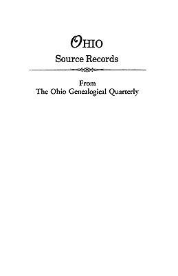 Ohio Source Records - Ohio Genealogical Quarterly - cover