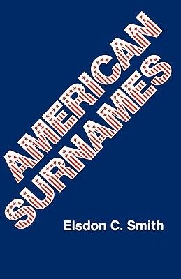 American Surnames - Elsdon C Smith - cover