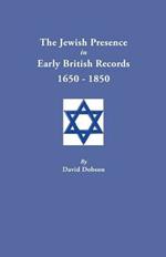 Jewish Presence in Early British Records, 1650-1850