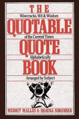 The Quotable Quote Book - cover