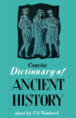 Concise Dictionary of Ancient History - cover