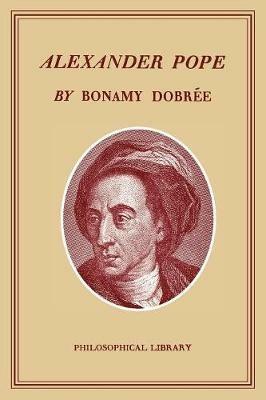 Alexander Pope - Bonamy Dobree - cover