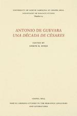 Antonio de Guevara Una Decada de Cesares