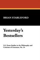 Yesterday's Bestsellers - Brian Stableford - cover