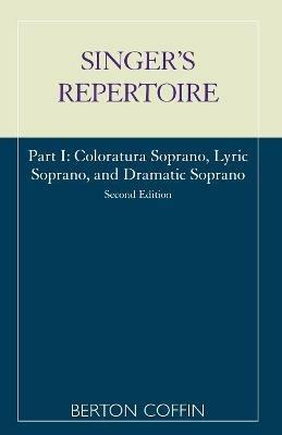 The Singer's Repertoire, Part I - Berton Coffin - cover