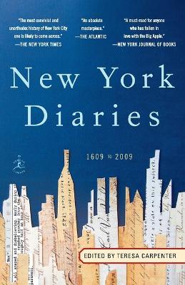 New York Diaries: 1609 to 2009 - cover