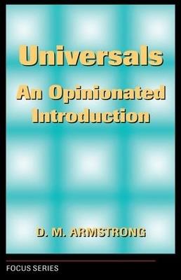 Universals: An Opinionated Introduction - D. M. Armstrong - cover