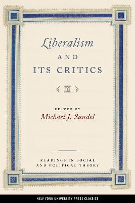 Liberalism and Its Critics - cover