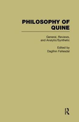General, Reviews, and Analytic/Synthetic: Philosophy of Quine - cover