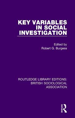 Key Variables in Social Investigation - cover
