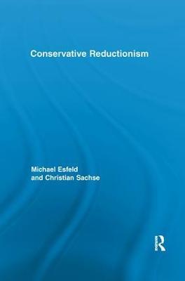 Conservative Reductionism - Michael Esfeld,Christian Sachse - cover