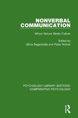 Nonverbal Communication: Where Nature Meets Culture - cover