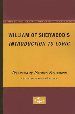 William of Sherwood's Introduction to Logic - cover
