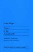 Theory Of The Avant-Garde - Peter Burger - cover