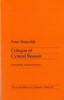 Critique Of Cynical Reason - Peter Sloterdijk - cover