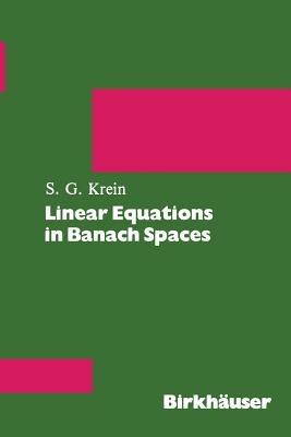 Linear Equations in Banach Spaces - KREIN - cover