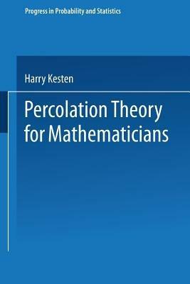Percolation Theory for Mathematicians - Kesten - cover