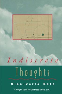 Indiscrete Thoughts - Gian-Carlo Rota - cover