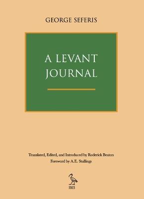 A Levant Journal - George Seferis - cover