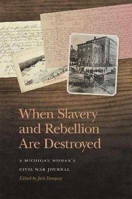 When Slavery and Rebellion Are Destroyed: A Michigan Woman’s Civil War Journal - cover