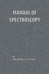 Manual of Spectroscopy - cover