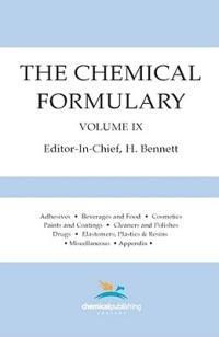 The Chemical Formulary, Volume 9: Volume 9 - cover