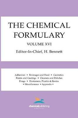 The Chemical Formulary, Volume 16: Volume 16 - cover
