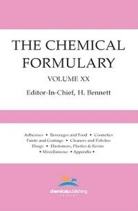 The Chemical Formulary, Volume 20: Volume 20 - cover