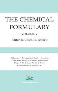 The Chemical Formulary, Volume 5: Volume 5 - cover
