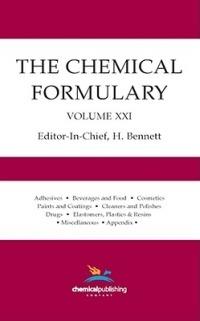 The Chemical Formulary, Volume 21 - cover