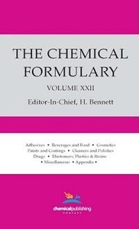 The Chemical Formulary, Volume 22: Volume 22 - cover