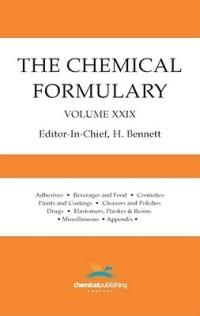 The Chemical Formulary, Volume 29 - cover