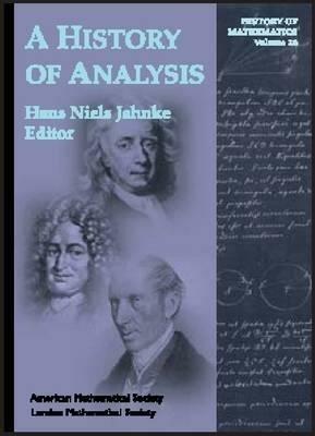 A History of Analysis - cover