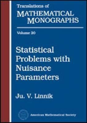 Statistical Problems with Nuisance Parameters - American Mathematical Society - cover