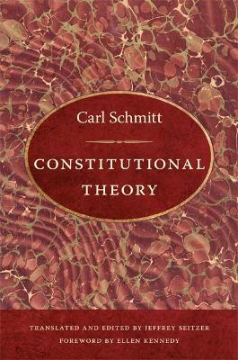 Constitutional Theory - Carl Schmitt - cover