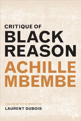 Critique of Black Reason - Achille Mbembe - cover
