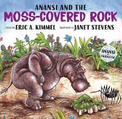 Anansi and the Moss-Covered Rock - Eric A. Kimmel - cover