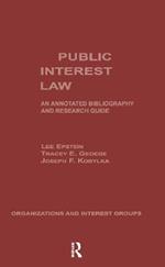 Public Interest Law: An Annotated Bibliography & Research Guide
