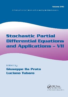 Stochastic Partial Differential Equations and Applications - VII - cover