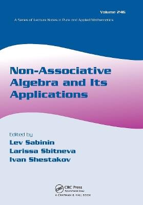 Non-Associative Algebra and Its Applications - cover