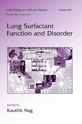 Lung Surfactant Function and Disorder - cover