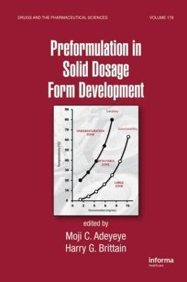 Preformulation in Solid Dosage Form Development - cover