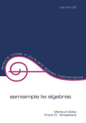 Semisimple Lie Algebras - Goto - cover