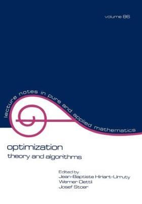 Optimization: Theory and Algorithms - Hiriart-UrrUty - cover