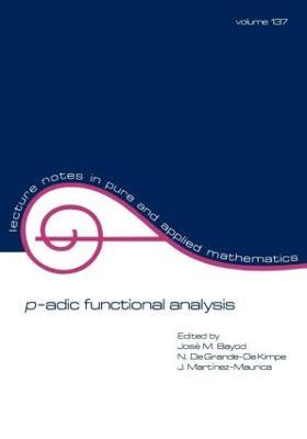 p-adic Function Analysis - Jose M. Bayod - cover