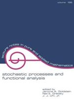 Stochastic Processes and Functional Analysis: In Celebration of M.m. Rao's 65th Birthday
