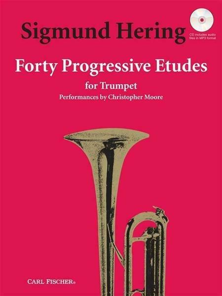  40 Progressive Etudes. Sigmund Hering. Trumpet. Tromba -  Sigmund Hering - copertina