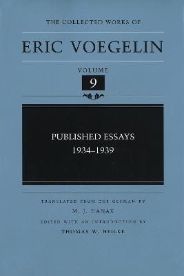 Published Essays, 1934-1939 (CW9) - Eric Voegelin - cover