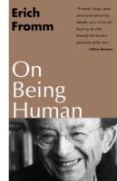 On Being Human - Erich Fromm - cover