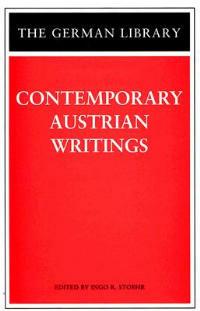Contemporary Austrian Writings - cover